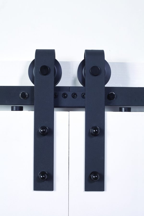 Hardware Biparting Track Joiner Matte Black Lifestyle Crop