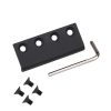 Hardware Biparting Track Joiner Matte Black Product Float