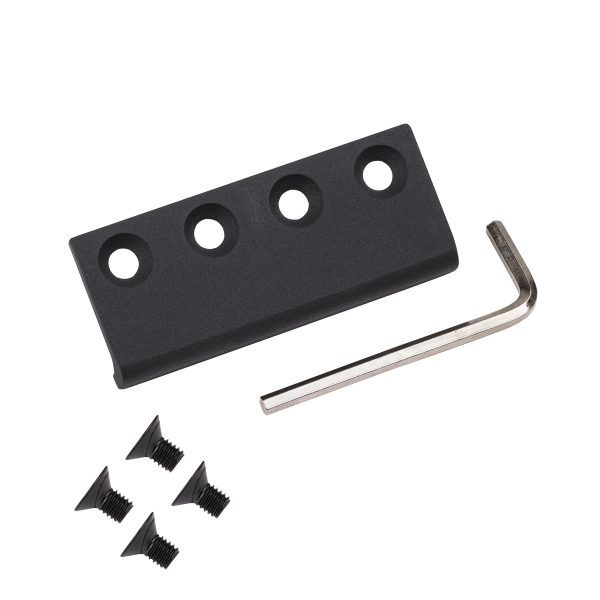 Hardware Biparting Track Joiner Matte Black Product Float