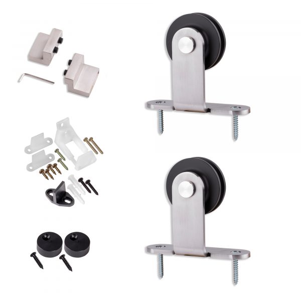 ADD-A-DOOR Top Mount Satin Nickel