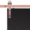 Sherwood Barn Door Slab Hardware Strap Close