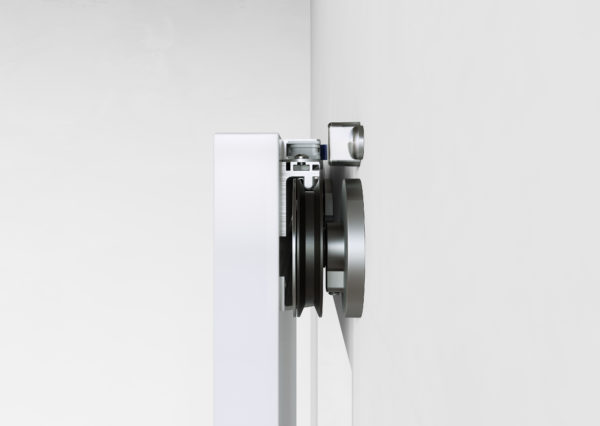 Invisiglide Satin Nickel Side Profile