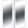 Harmony Closet Doors White Mirror Bypass Close Crop
