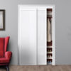 Twilight Closet Doors White Frosted Glass Beauty