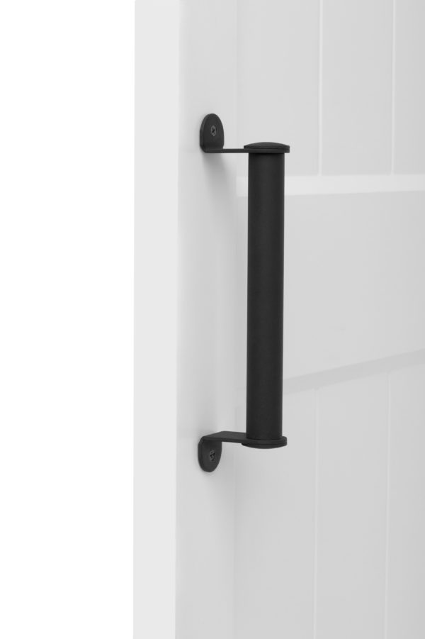 Deben Door Handle On Door Matte Black
