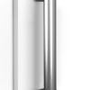 Deben Door Handle On Door Satin Nickel