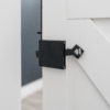 Easy Latch Barn Door Privacy Hardware Kit open