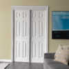 Modern white colour wooden barn door