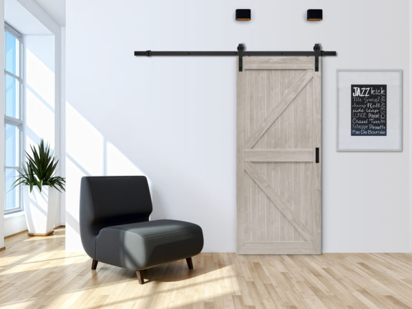 Stone K Barn Door Silver Oak Lifestyle