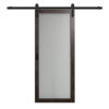Cristo 1 Lite Barn Door in Iron Age Product