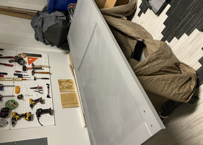 DIY Kelsey Mansingh Easy DIY Barn Door Install