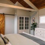 bathroom barn door solid pine wood