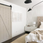solid wood bathroom barn door_Salinas Z-Deisgn_painted Shiitake_bedroom solid wood bathroom barn door_Salinas Z-Deisgn_painted Shiitake_bedroom
